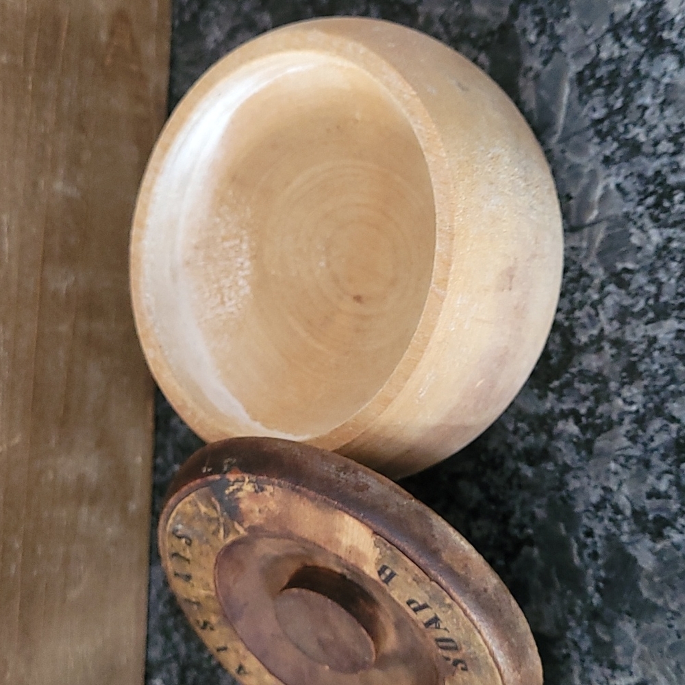 Wooden Shaving Bowl - Vintage - Picture 4 of 10